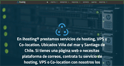 Desktop Screenshot of ihosting.cl